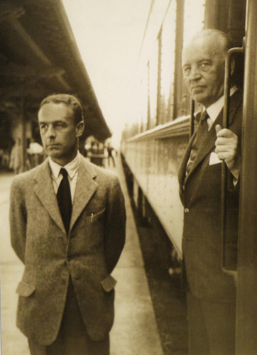 Stefan Zamoyski z gen. Władysławem Sikorskim w Ameryce, 1941, fot. z archiwum Adama Zamoyskiego