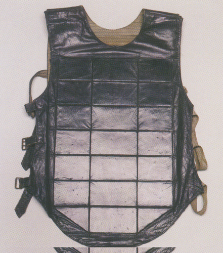 An armored vest. Source: The French Army, L. Mirouze, S. Dekerle, edited by Verlag Militaria 2008 