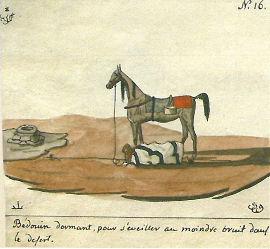 One of the drawings by Count Emir Rzewuski