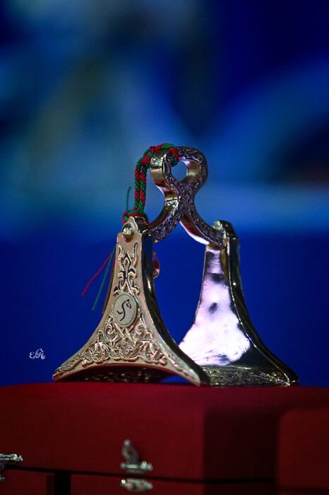 Trophies made as Arabian stirrup shape, by Ewa Imielska-Hebda