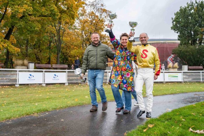 Runda honorowa hodowczyni i właścicielki Fragnara Moniki Stelmaszczyk. Fot. Traf Online