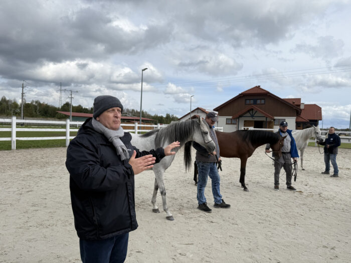 Scott Benjamin shared his knowledge and experience in the art of judging horses